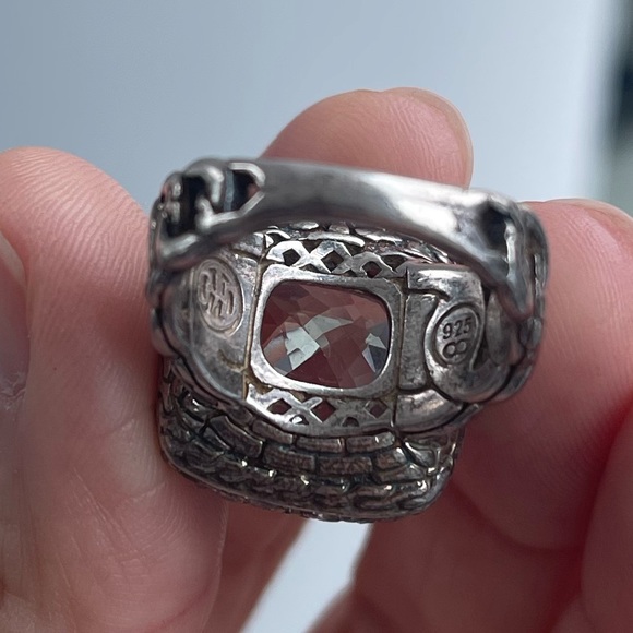 John Hardy Batu Klasik White Topaz Ring - Picture 4 of 4